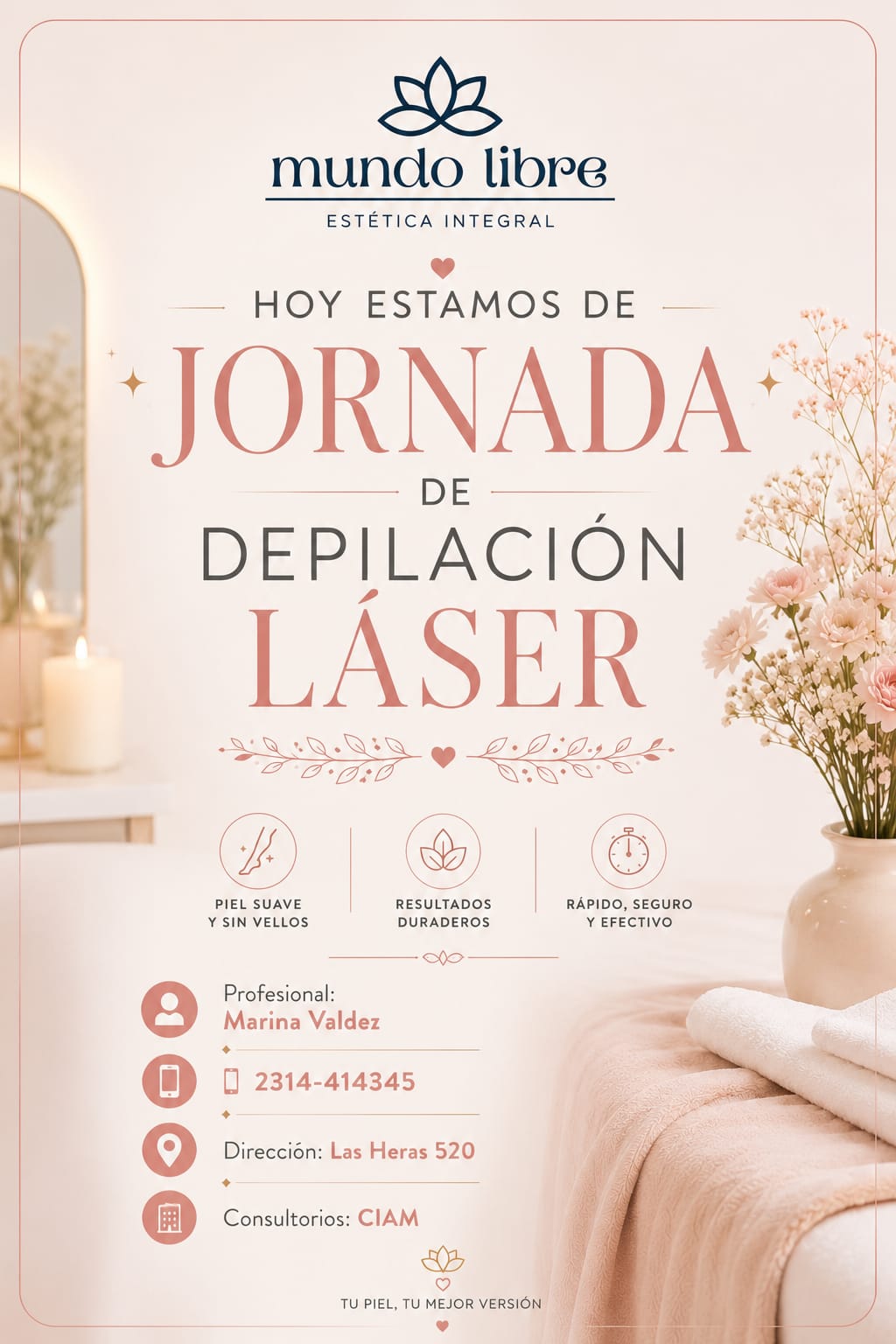 Jornada de Depilación Láser - Mundo Libre